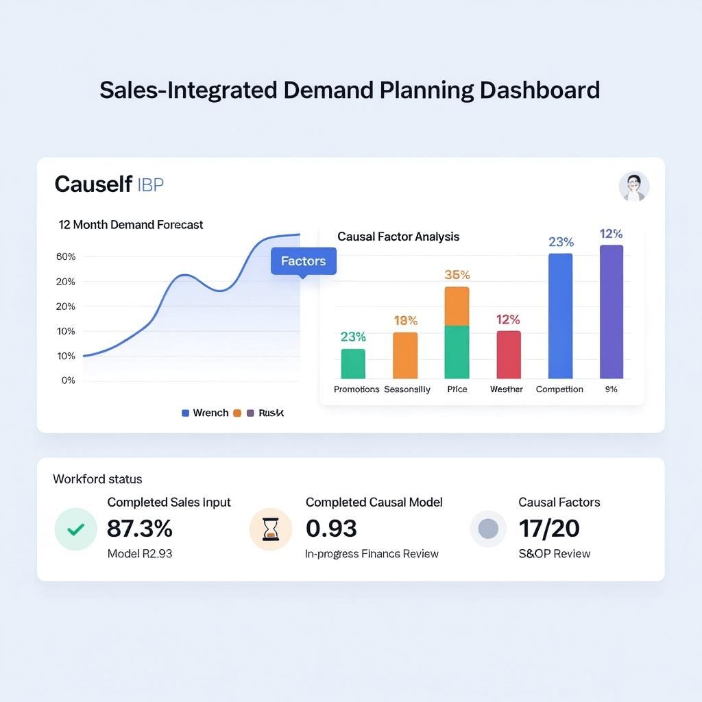Sales-Integrated Demand Planning Dashboard